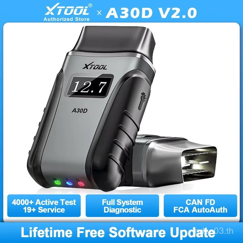 XTOOL Anyscan A30D BT OBD2 เครื่องสแกนเนอร์ Bi-directional Full ระบบเครื่องมือวินิจฉัยรถยนต์ CAN FD 
