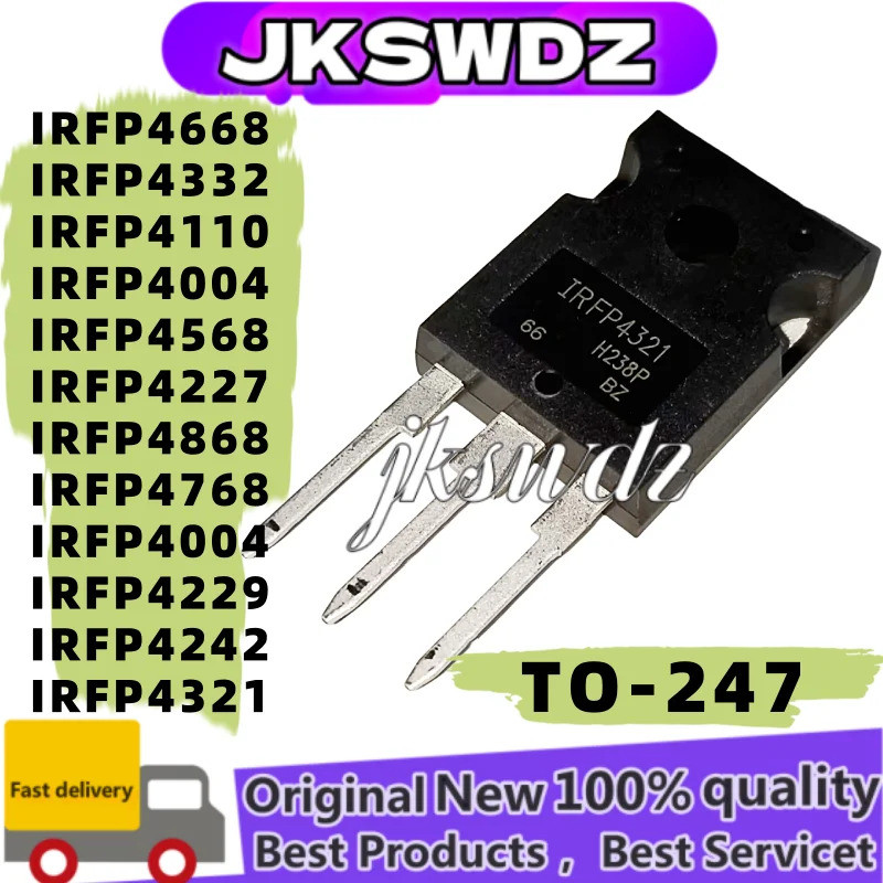 1-5PCS 100% ใหม่ IRFP4868 IRFP4768 IRFP4227 IRFP4110 IRFP4568 IRFP4668 IRFP4332 IRFP4229 IRFP4321 IR
