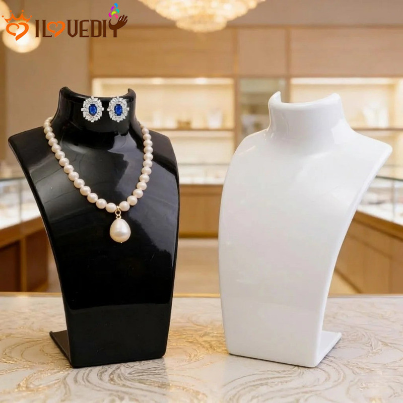 [HGB]1-3ชิ้นอะคริลิสร้อยคอสร้อยข้อมือผู้ถือออแกไนเซอร์,เครื่องประดับจัดเก็บยืนแสดงสําหรับเคาน์เตอร์ 