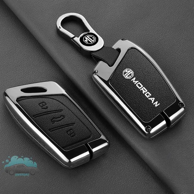 สังกะสีหนังกุญแจรถพวงกุญแจสําหรับ MG ZS MG HS MG5 MG6 MG3 MG ONE Roewe RX5 Roewe i5 Roewe RX3 Roewe 