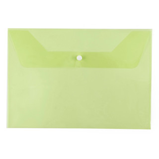 ซองกระดุมพลาสติก F4 เขียว ออร์ก้า F-120