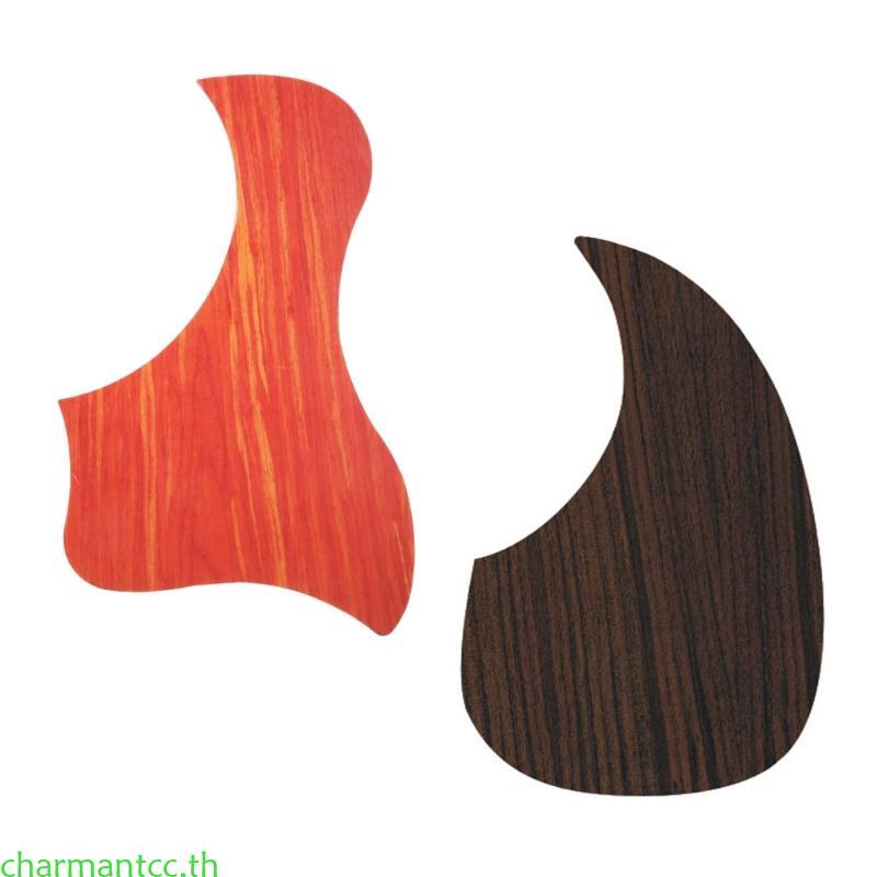 Charmantcc Acoustic Guitar Grain Pickguard Anti-scratch Handed Blank Sheet Self-adhesive Backing for