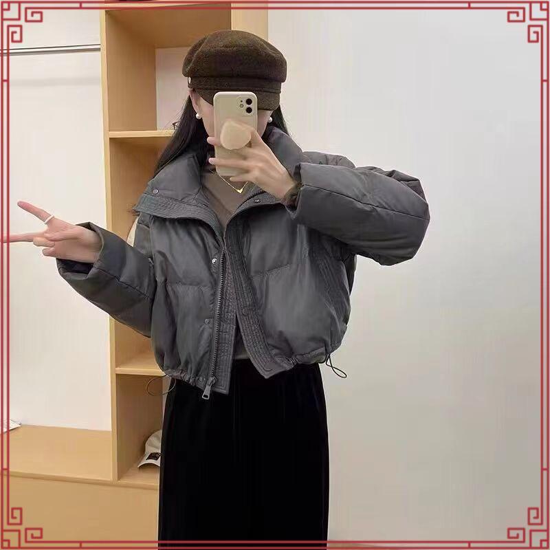 Non Wash Cotton Jacket ผู้หญิงฤดูหนาว Pu หนังลงเสื้อ