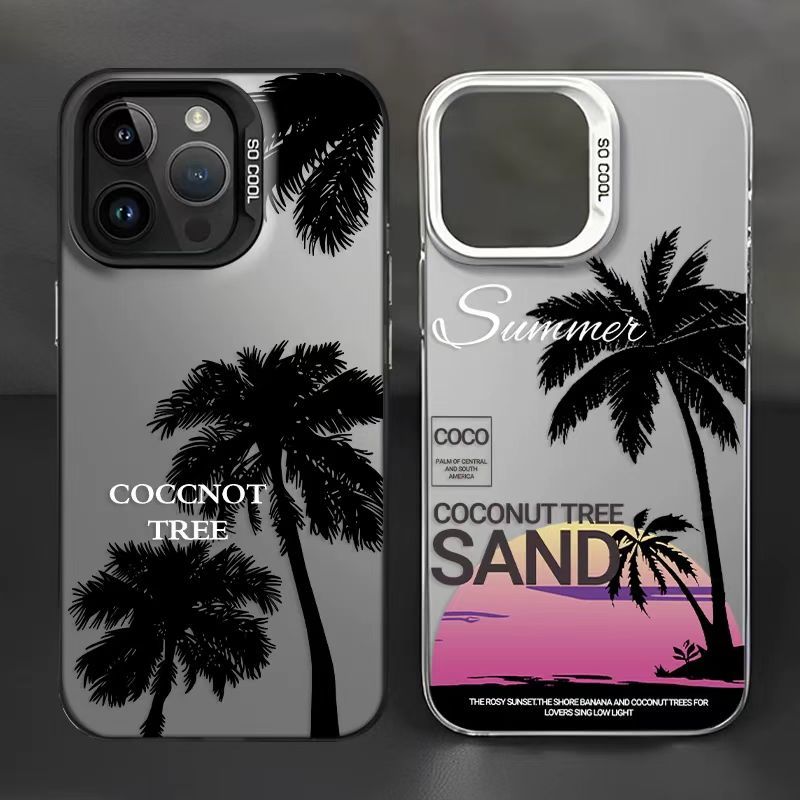 Sun-Drenchedมะพร้าวต้นไม้สําหรับIphone 13 Pro Max 11 12 Pro Max 6 6S 7 8 Plus XR X XS Max 6+ 7+ 8+ 7