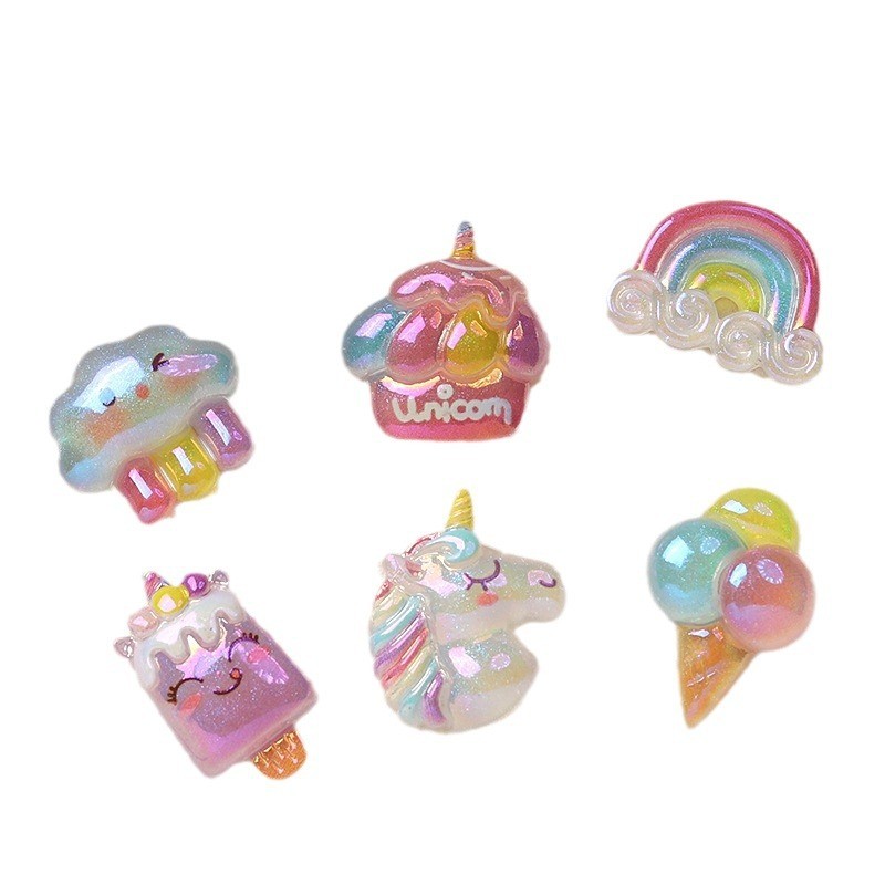 【การขายส่ง】For Shoe Croc charms การ์ตูน ยูนิคอร์น เรซิน DIY ทําเอง อุปกรณ์เสริม ราคา ถูกที่สุด ดีลบีเคเค แกลเลอรีภาพที่ 8
