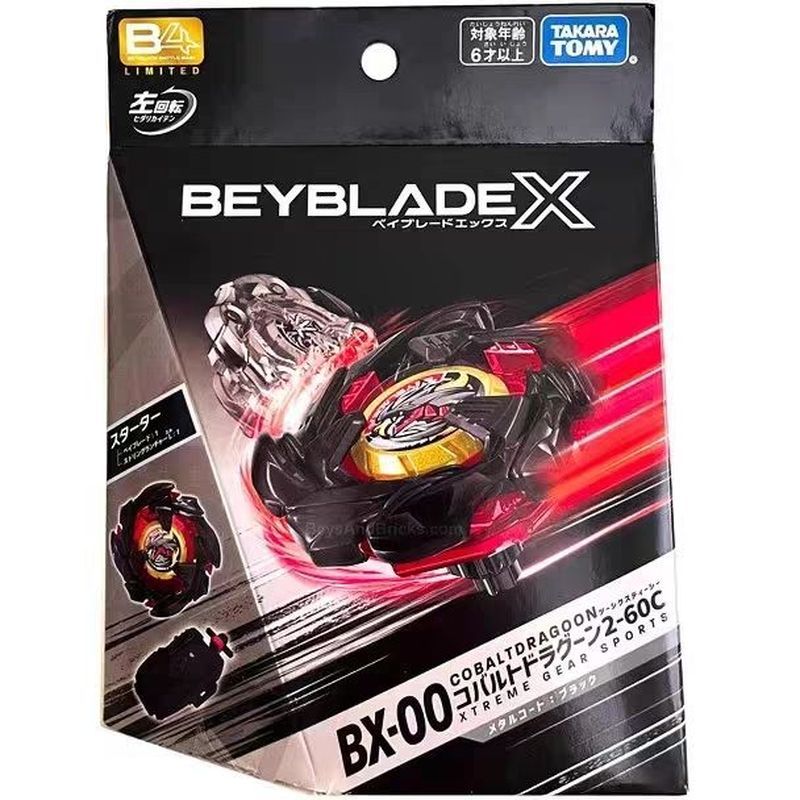 TAKARA TOMY Beyblade X Beyblade Beyblade Beyblade Bx00 ซ้ายปั่นมังกรดํา