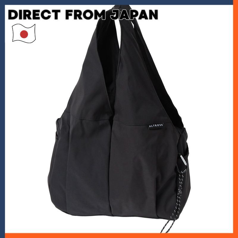 Altrose Oversized Tote Bag Large Capacity Shoulder Bag With Zipper Lightweight Travel Nylon