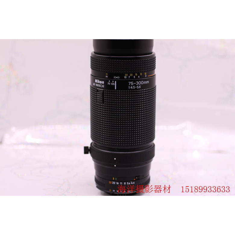 Nikon Nikon 75-300 4.5-5.6 Medium Telephoto Full Vice SLR 70-210 4 เลนส์อัตโนมัติ
