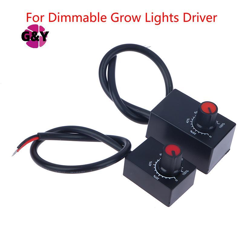 G & Y Mini DC 0-10V 1-10V ลูกบิด Dimmer 0-100% Scale อิเล็กทรอนิกส์ Potentiometer สําหรับ LED หรี่แส