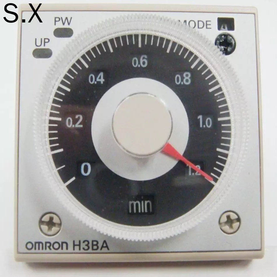 Omron Time Relay H3BA-N8HH3BA-N8 พร้อมฐาน Power-off Delay AC220 DC24 ปรับได้