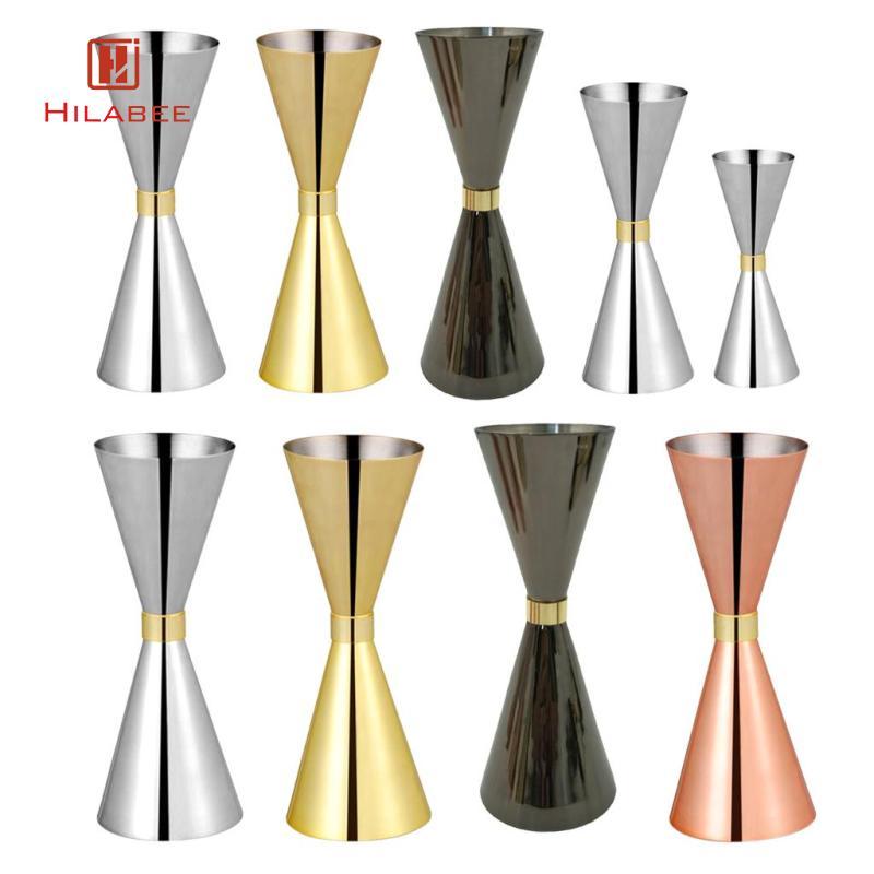 [UsusexaMY] สไตล์ญี่ปุ่น Jigger สแตนเลส Double Cocktail Jigger Professional Metal Barware/Bar Tools,