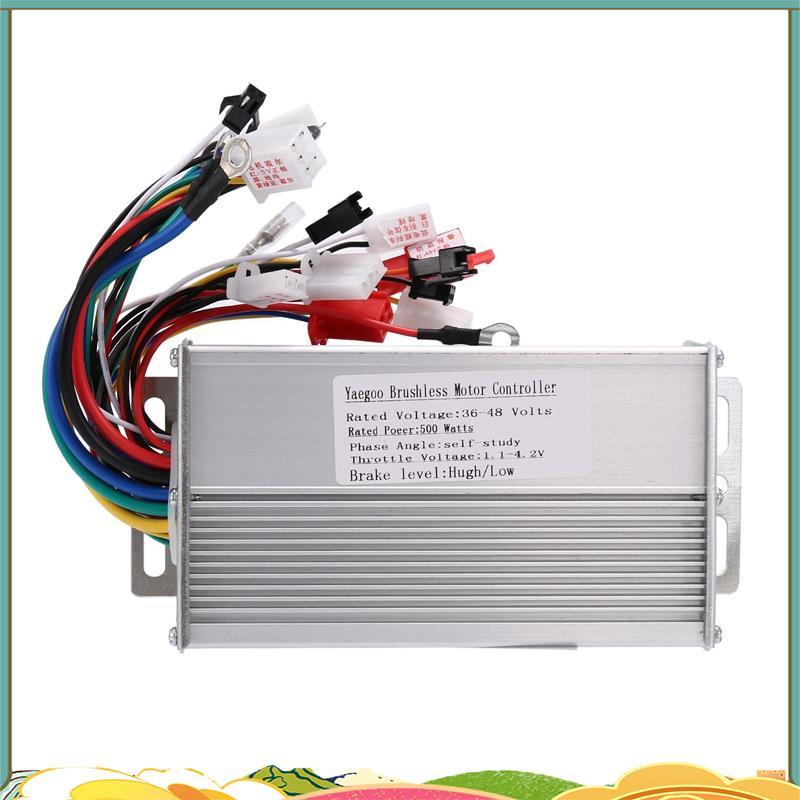 EBike Brushless Controller 30A 36V-48V 500W สําหรับสกู๊ตเตอร์ไฟฟ้าและอุปกรณ์จักรยาน