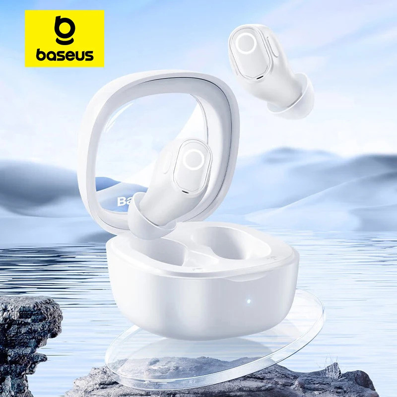 Baseus WM02 TWS หูฟังไร้สายบลูทูธ 5.3 หูฟังชุดหูฟังหูฟังไร้สาย True แฮนด์ฟรีหูสําหรับ iPhone 14 Pro 