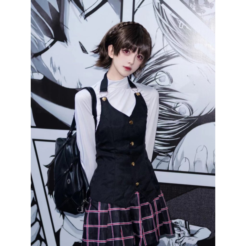 Persona 5 Campus ชุดคอสเพลย์ Shinjima Ma cos เสื้อผ้า Shinjima Ma cos Shinjima Ma cos Shinjima Ma co