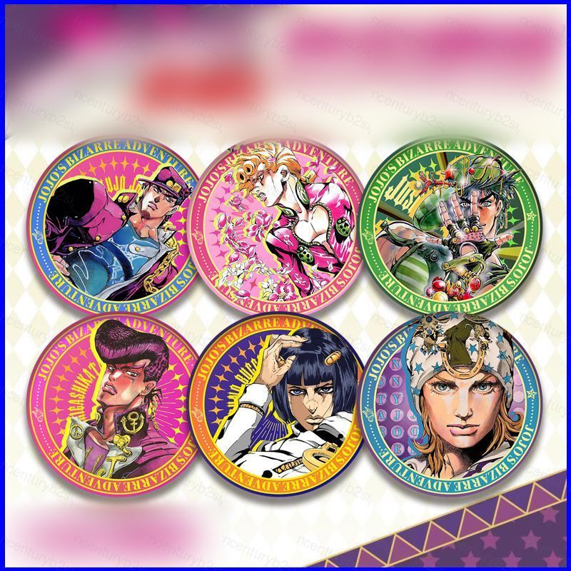 G2P JoJos Bizarre Adventure PET Double Flash Badge ของขวัญสําหรับแฟน อุปกรณ์ต่อพ่วงอะนิเมะคอลเลกชัน 