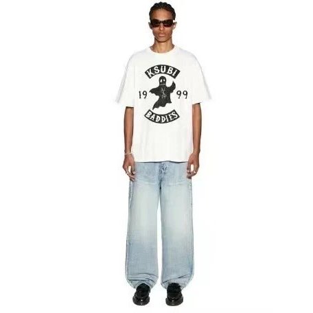 เสื้อแขนสั้น Ksubi Kasubi ผลิตจากผ้าฝ้ายแท้