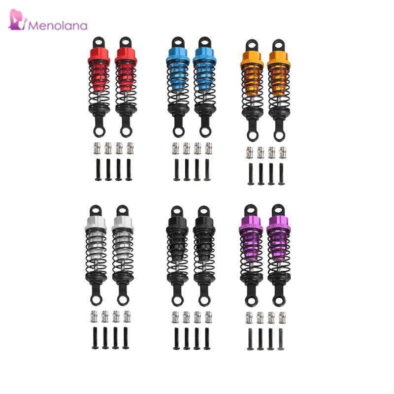 [Menolana] 4 ชิ้น RC โช้คอัพรถยนต์ 55 มม.อะไหล่โลหะเปลี่ยน RC Shocks Dampers ชุด 1/12 1/16 สําหรับ D