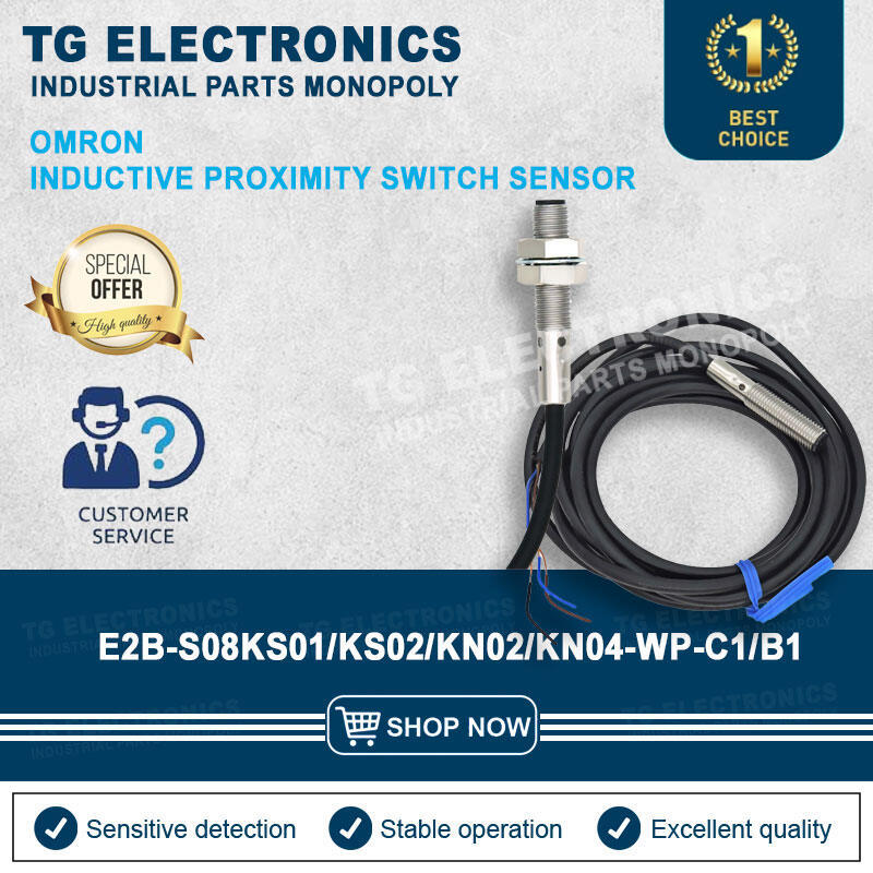 Omron เซ็นเซอร์สวิตช์อุปนัย E2B-S08KS01-WP-C1 E2B-S08KN02-WP-C1 E2B-S08KN02-WP-B1 E2B-S08K-S08K1