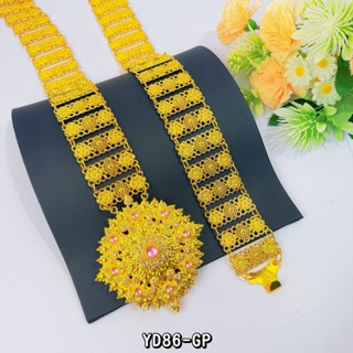 เข็มขัดชุดไทยประดับลายวิจิตร สำหรับการแสดงนาฏศิลป์ งานโรงเรี…