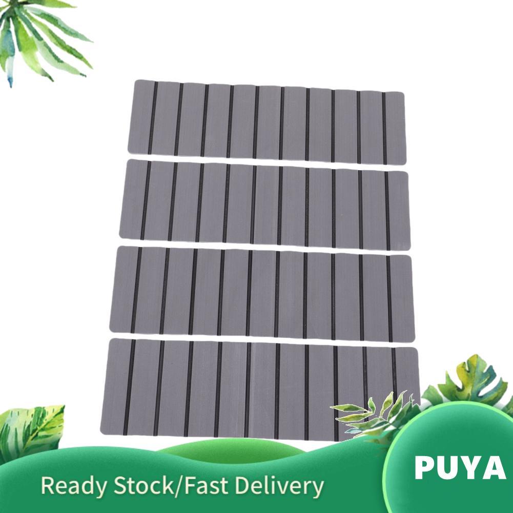 Puya WODHMIEY RV Step ครอบคลุม 4 แพ็ค 24x7.5 นิ้ว-บันไดโฟม EVA กันลื่นพร้อมกาวกันน้ำ Trimmable การออ