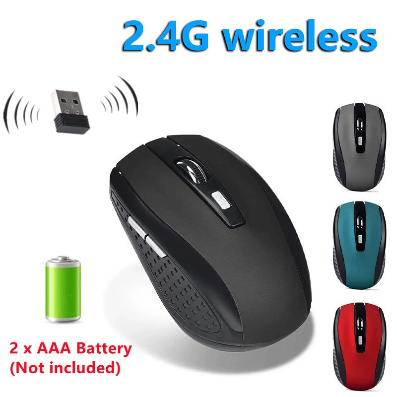 5.2 Mouse 2.4G Wireless Mouse Dual-Mode Silent Mouse Rechargeable Gaming Mouse 800/1200/1600DPI For PC Computer Laptop