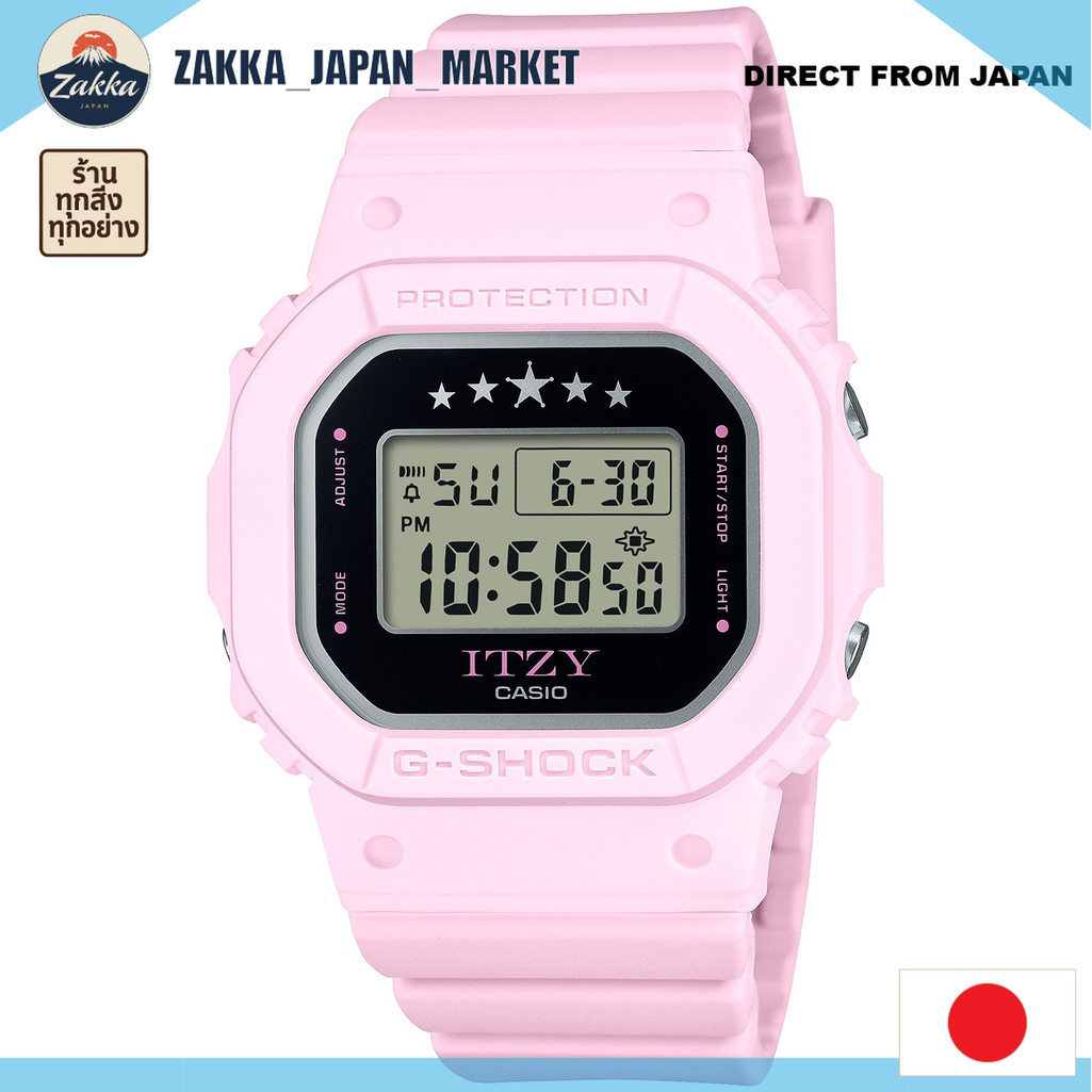 【DIRECT FROM JAPAN】 [Casio] นาฬิกาข้อมือ G-SHOCK 【ของแท้ในญี่ปุ่น】 รุ่นคอลแลบ ITZY ใช้วัสดุไบโอพลาสต