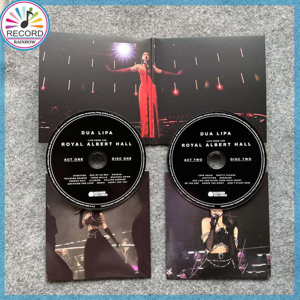 Original Dua Lipa Live From The Royal Albert Hall 2CD 2024 CD Album [Sealed] Brand New - รูปที่ 5