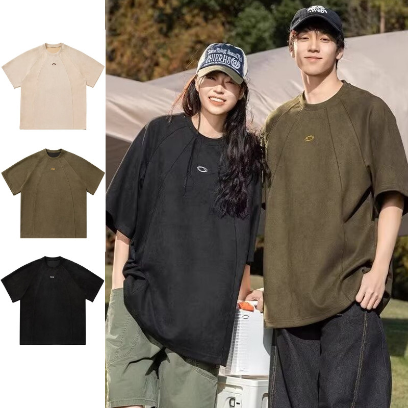 เสื้อยืดแขนสั้นสำหรับทั้งผู้ชายและผู้หญิง สไตล์.basic แบบเรียบหรู มีคุณภาพสูง เหมาะแก่การสวมใส่ทุกวัน