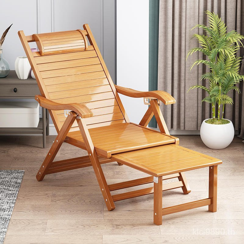 สํานักงานพับเก้าอี้นอนเก้าอี้ง่ายเก้าอี้พักกลางวันงีบฤดูร้อนส่วนที่เหลือครัวเรือนไม้ไผ่เก้าอี้ระเบีย