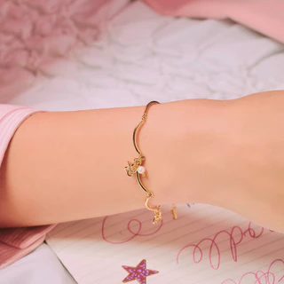 YVIS Pompom Brass Bracelet - Doodle Collection