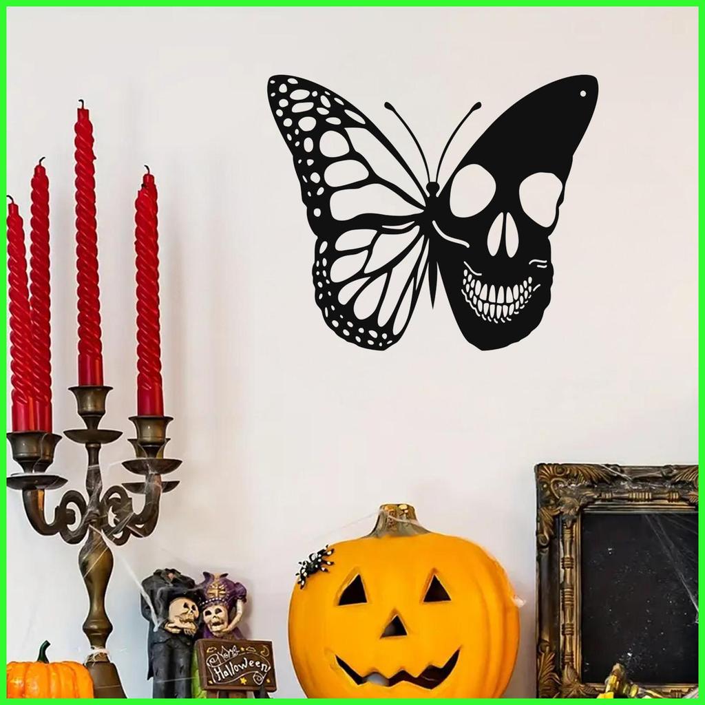 Skull ผีเสื้อ Wall Decor Skull โลหะ Wall Art โลหะผีเสื้อ Wall Art Wall Decor Skull ผีเสื้อ Wall Art 