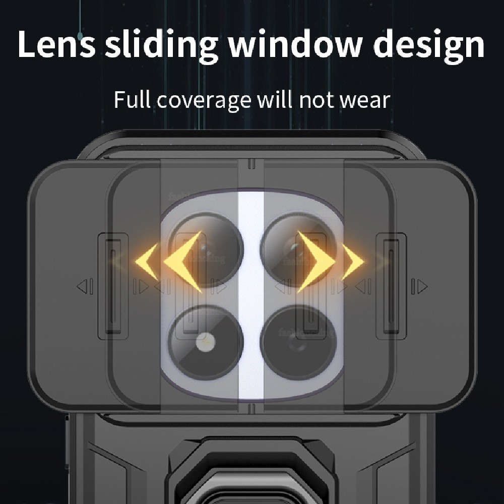 ปลอกสําหรับRedmiหมายเหตุ 1 5 15 Pro Plus 15Pro + Note15 Pro Note15Pro + Note15Proplus 4G 5Gเกราะแหวนโลหะวงเล็บเคสโทรศัพท์Push-Pullกล้องกันกระแทกฮาร์ดปกหลัง - รูปที่ 5