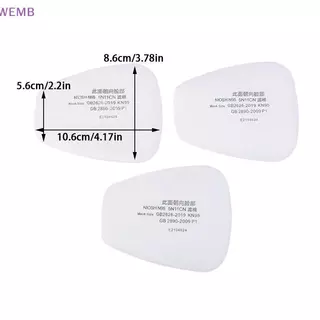 WEMB 10 ชิ้น 5N11 ฝุ่นกรองผู้ถือกระดาษสําหรับ 6001-6200/7502/6800 เคมี ing ภาพวาด Respirator หน้ากากแก๊สอุปกรณ์เสริมใหม่