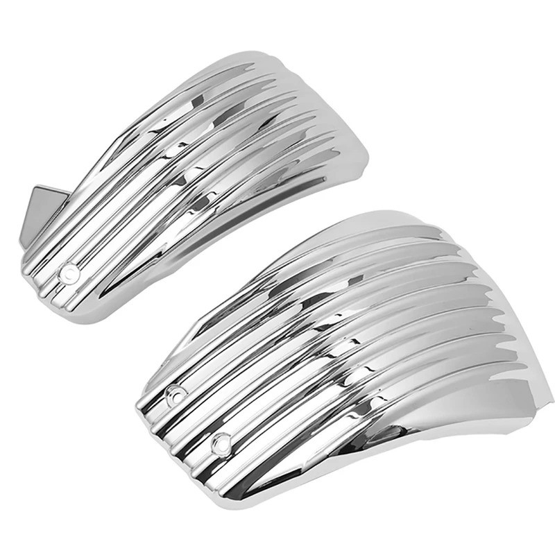 Motorcycel สีดําซ้ายขวาแบตเตอรี่ Fairing สําหรับ Harley Softail Breakout FXBR Fat Boy FLFB Sport Gli