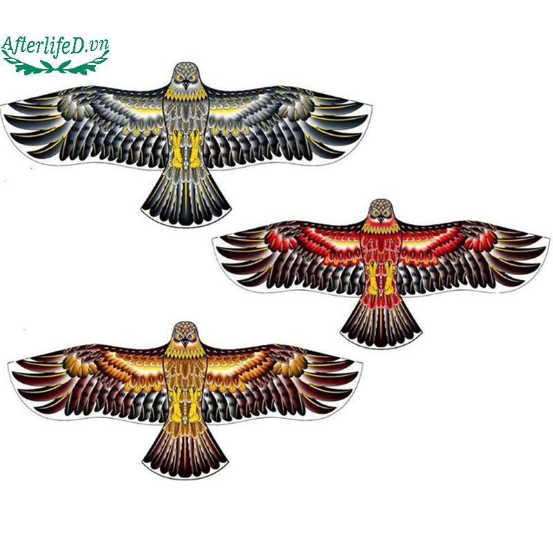 AF เด็ก 1.2m Flat Eagle Kite 100M Kite Line เด็ก Flying Bird Kites กลางแจ้ง A