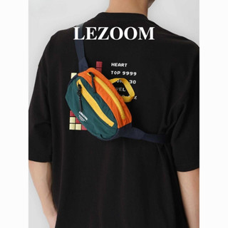 LEZOOM กระเป๋าคาดเอวกลางแจ้ง น้ำหนักเบาที่สามารถสะพายได้หลาย…