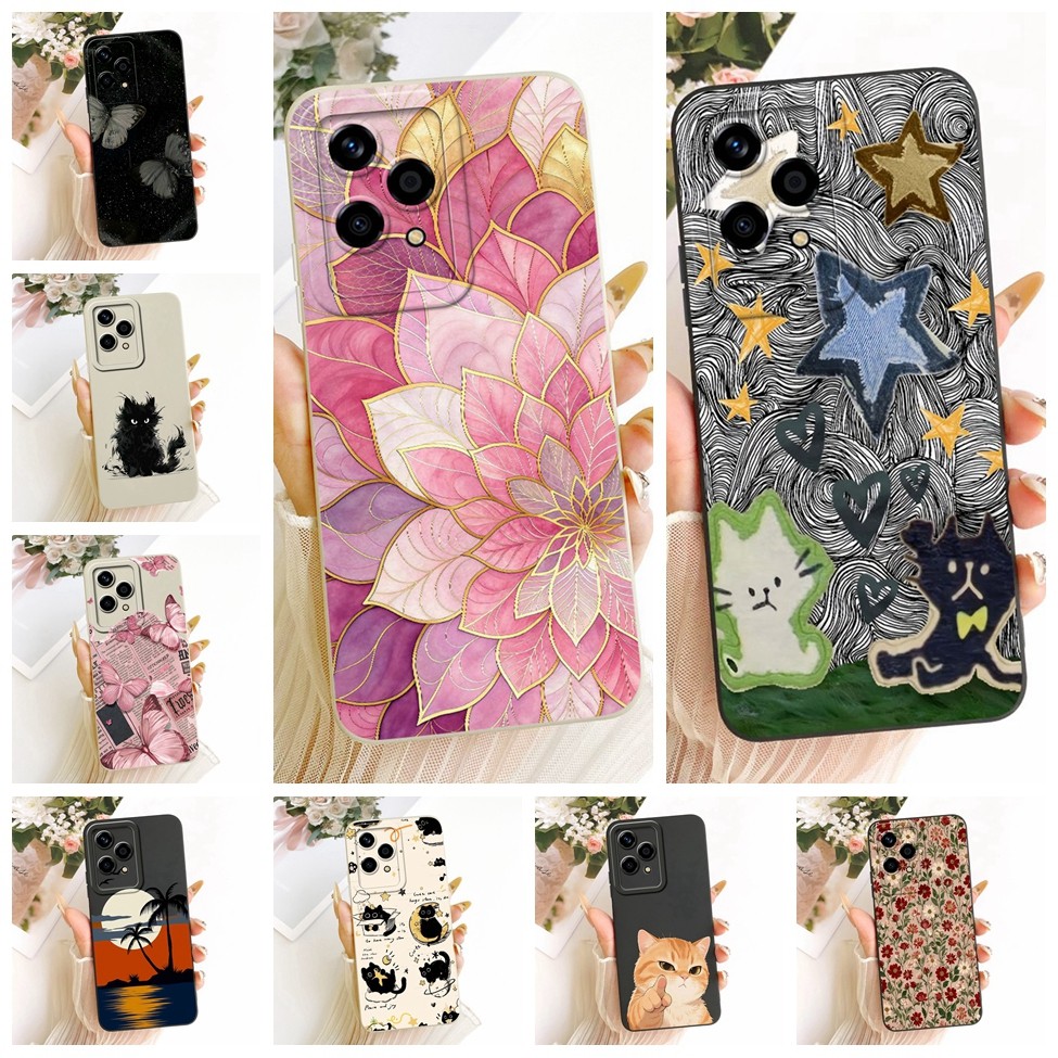 Honor 200Lite 5G LLY-NX1 ปลอก Honor 200 Lite 5G แฟชั่นการ์ตูนน่ารักตลกทาสีซิลิโคนเคสโทรศัพท์