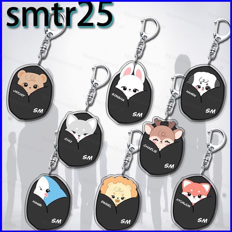 SQ3 SMTR25 พวงกุญแจอะคริลิค HARUTA NICHOLAS จี้การ์ตูนกระเป๋าอุปกรณ์เสริมดาว Periphery QS3