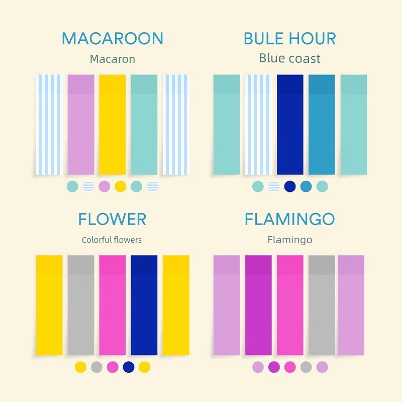 postit น่ารัก โพสอิท [ชุดฉลากเรื่องสี] 3M โพสต์ข้อความชุดฉลากเรื่องเต็มสี688หลายสีสามารถโพสต์ใหม่ได้