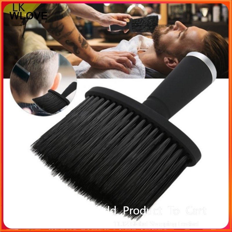 ใหม่แปรงผมนุ่มคอ Duster Hairdressing ตัดผมแปรงทําความสะอาดสําหรับร้านตัดผม (WL2BR0627)