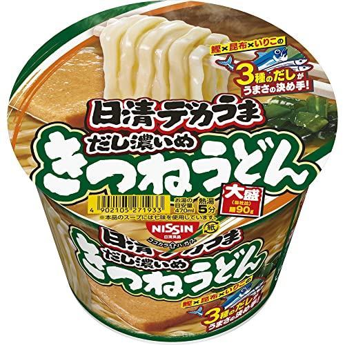 Nissin Foods Nissin Dekau Fox Udon Rich Broth Cup Noodles 106g × 12