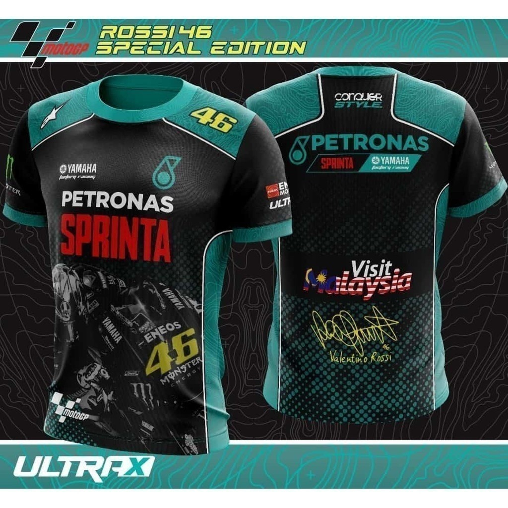 BAJU ROSSI 46 รุ่นพิเศษ ULTRAX JERSEY SUBLIMATION 3D T เสื้อขนาด XXS-6XL