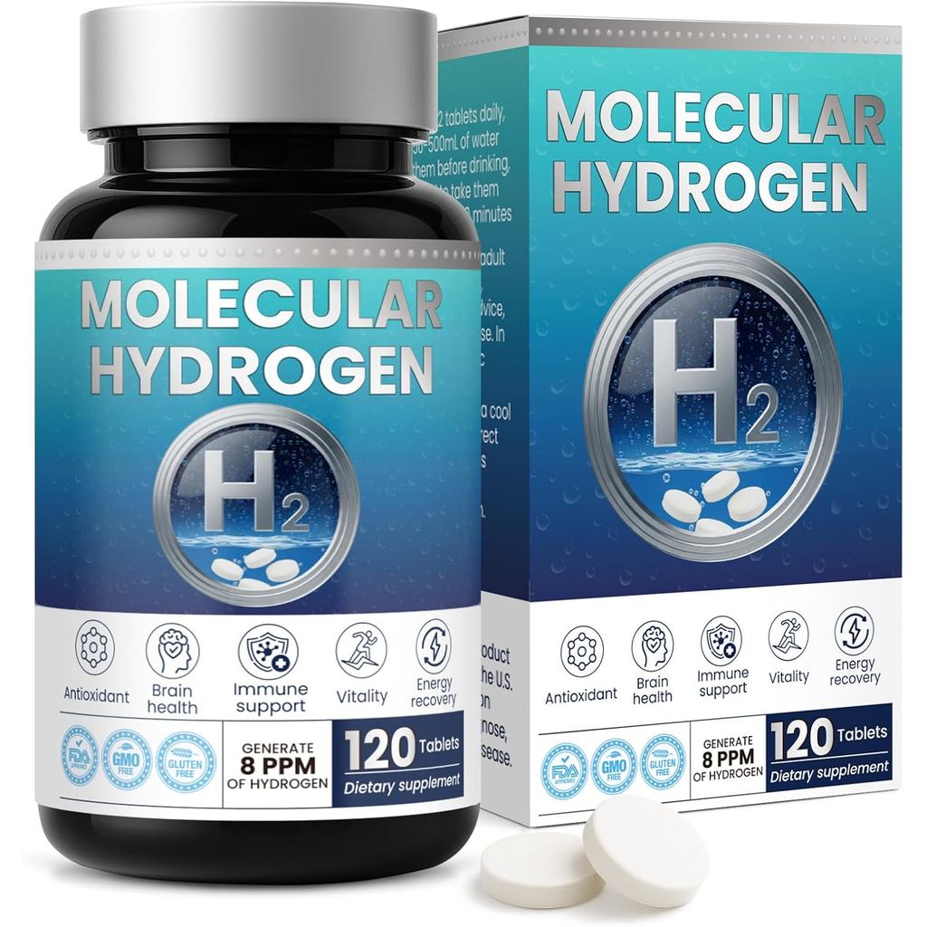 อาหารเสริมแมกนีเซียมสําหรับสมองสุขภาพความรู้ความเข้าใจฟังก์ชั่น Cellular Hydrogen Water Tablets H2 โ