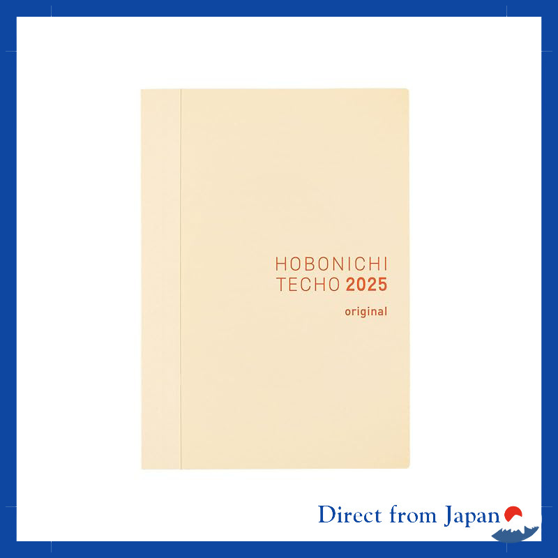 Hobonichi Techo 2025 Original Planner (A6) - 1 Page per Day, January, Starts on Sunday