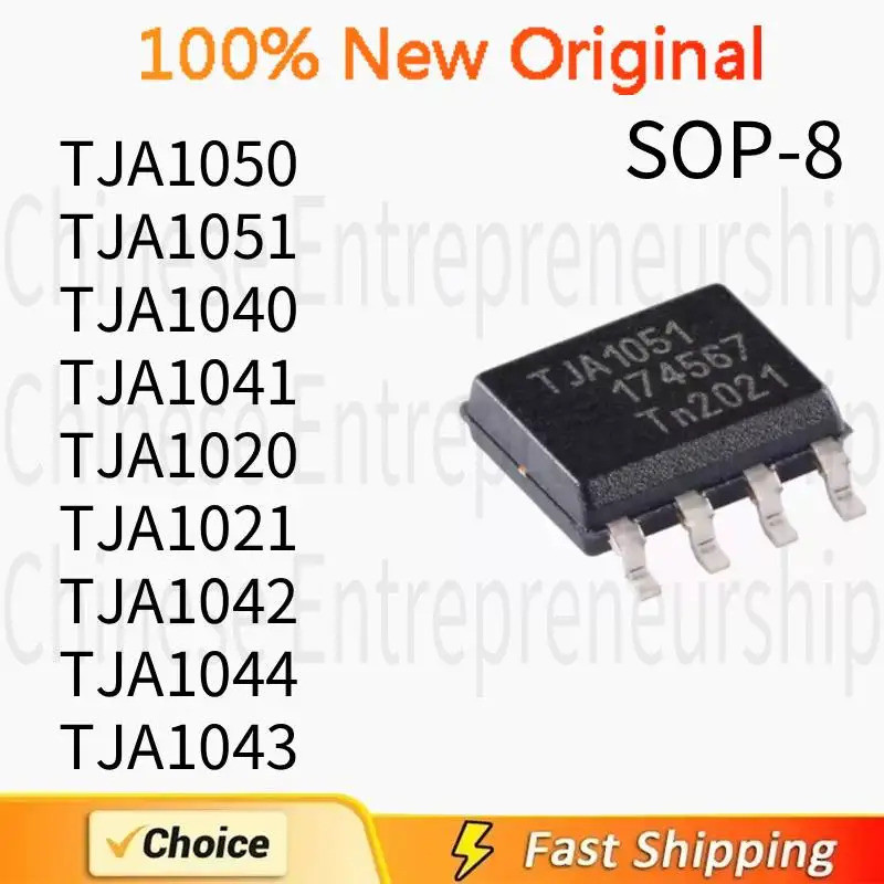 5PCS TJA1050 TJA1051 TJA1040 TJA1041 TJA1020 TJA1021 TJA1042 TJA1044 TJA1043 SOP-8 100% คุณภาพ/จัดส่