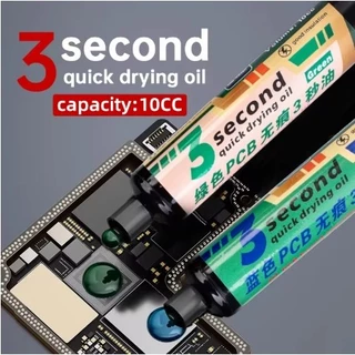 น้ำยาประสานวงจร Mr.Yang 3S 10CC UV แห้งเร็ว สำหรับเมนบอร์ดโทรศัพท์มือถือ สายจัมป์ PCB แห้งเร็วใน 3 วินาที ชุดเครื่องมือ