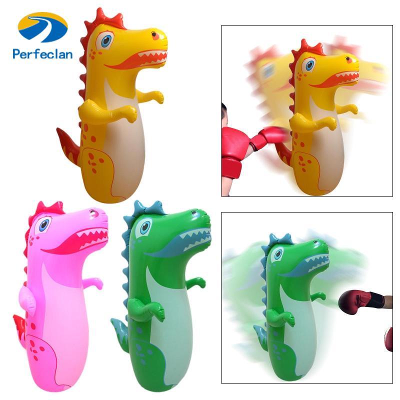 Perfeclan Inflatable Boxing Punching Bag 3D Bop Bag การออกกําลังกาย Freestand กระสอบทรายเด็ก