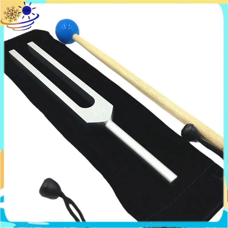 [Xenia] 432HZ Chakra Tuning Fork Set เครื่องดนตรีเครื่องเพอร์คัชชันสําหรับการฝึกสมาธิและโยคะ