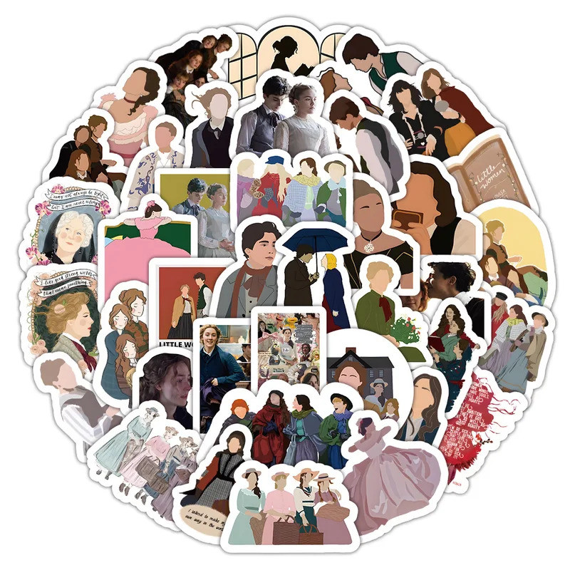 10/30/50PCS American TV Series Little Women Stickers Cartoon Graffiti Sticker Luggage Laptop Phone G