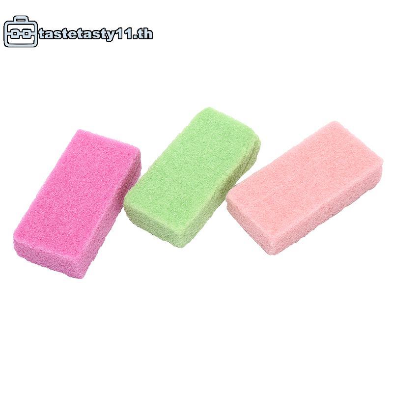 TA หินภูเขาไฟฟองน้ํา Exfoliate Foot Care ลบ Hard Dead Skin Feet Rasp TH